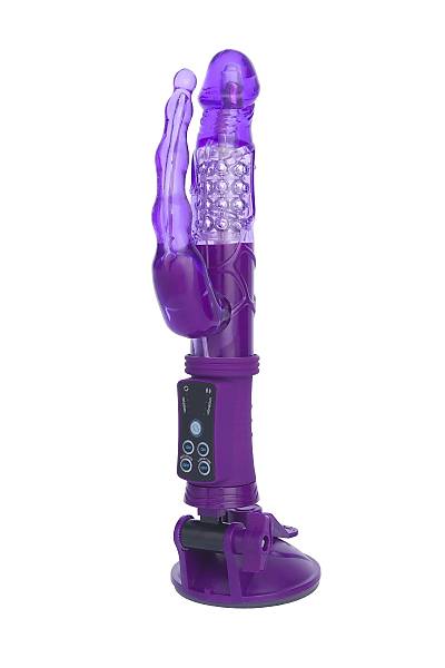 A-Toys by TOYFA  Anal-vajinal vibratr Vantuzlu A oyuncaklar, mor, 22 cm