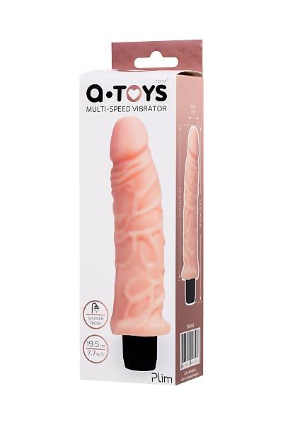 A-Toys by TOYFA Plim taraf�ndan ger�ek�i vibrat�r, TPE 19,5 cm