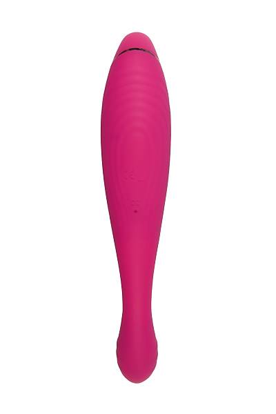 JOS Danvi vakum dalgas� uyar�ml� vibrat�r, Silikon, Pembe, 21,5 cm