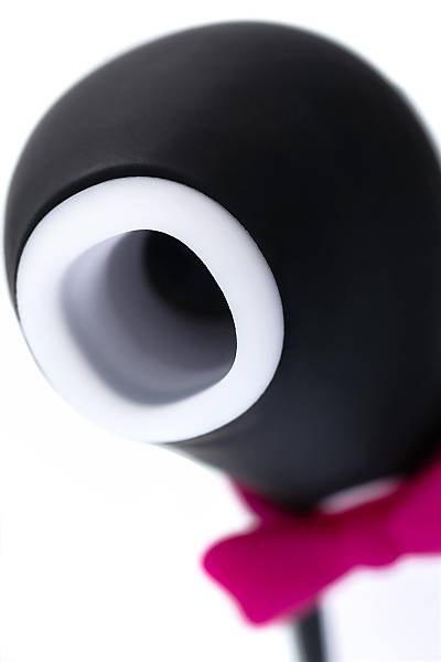 Satisfyer Penguin vakum dalgas� temass�z klitoris stim�lat�r�, silikon, siyah, 11,5 cm.