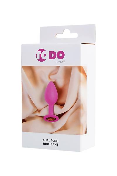 ToDo by Toyfa Brilliant anal klf, silikon, pembe, 8 cm,  3 cm, 50 g