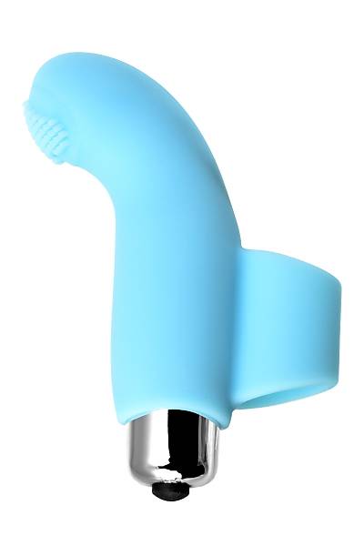 JOS DANKO'NUN G noktas iin parmak vibratr, silikon, mavi, 9,5 cm