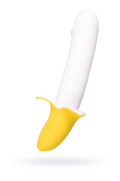 JOS B-nana pulsatr, silikon, beyaz, 19 cm