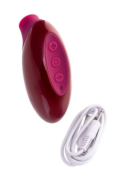 A-Toys by TOYFA  Myrty Vakum Klitoral Stim�lat�r�, Bordo, 9,8 cm