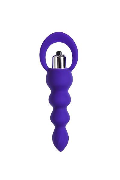 ToDo by Toyfa Twisty anal k�l�f, silikon, mor, 14 cm, � 3,2 cm