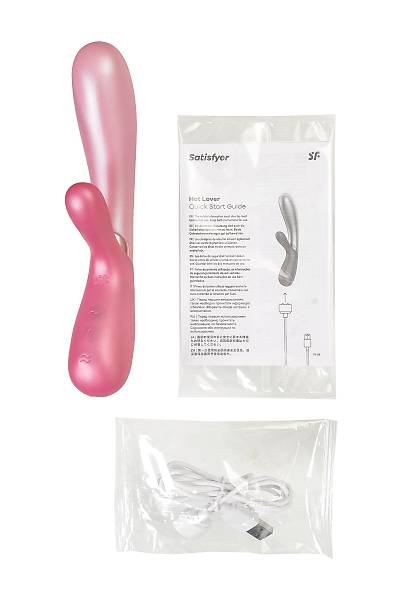 Satisfyer Hot Lover Pink Vibratr , klitoral uyarc, pembe