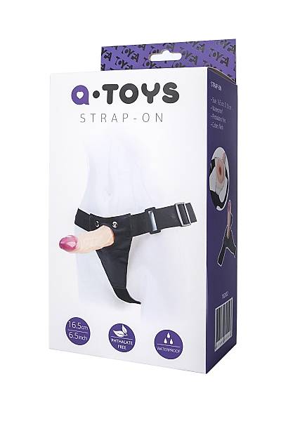 A-Toys by TOYFA,  Belden Ba�lamal� ��i Bo� Penis 18 cm