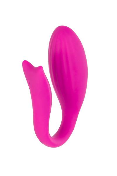 A-Toys by TOYFA Dolphy �iftler ��in Vibrat�r, Silikon, Pembe, 9,6 cm
