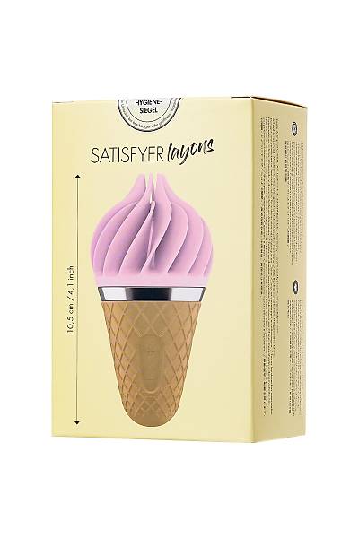 Satisfyer layons Sweet Treat vibrat�r , silikon, pembe, 10,4 cm.
