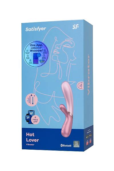 Satisfyer Hot Lover Pink Vibratr , klitoral uyarc, pembe