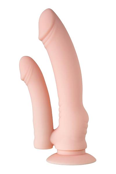 Ger�ek�i TOYFA A-Toys Twint yapay penis, silikon, ��plak, 19,5 cm