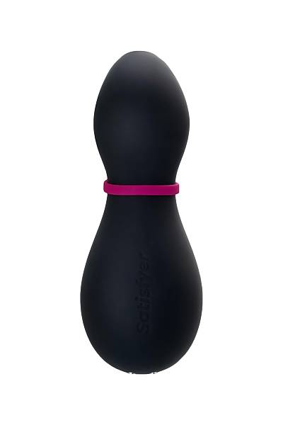 Satisfyer Penguin vakum dalgas� temass�z klitoris stim�lat�r�, silikon, siyah, 11,5 cm.