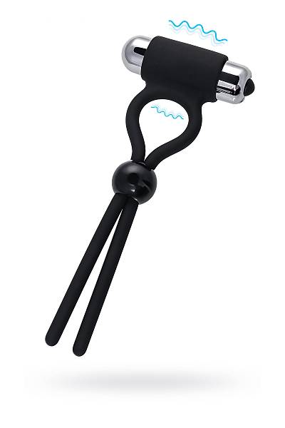 A-toys by TOYFA Ect penisine kement, silikon, siyah, 14 cm