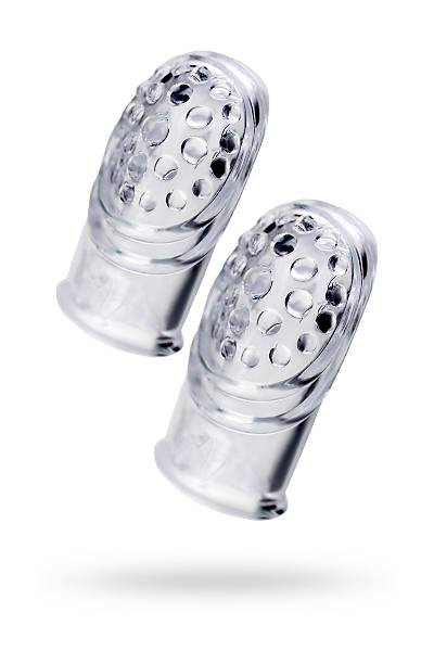 A-toys by TOYFA Favi parmak ucu seti, TPE, transparan, 3,5 cm