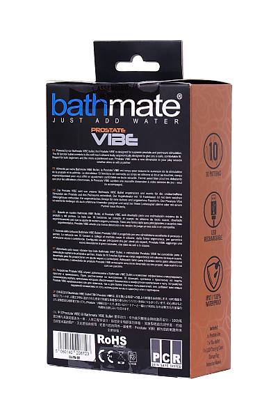 Bathmate Prostat stim�lat�r� Vibe, ABS plastik, siyah, 10,5 cm