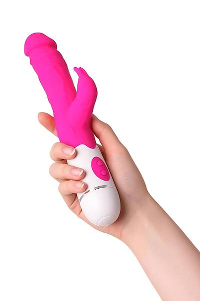 A-Toys by TOYFA Ger�ek�i olmayan Mist vibrat�r�, Silikon, Pembe, 25,4 cm