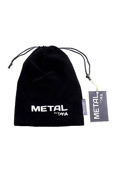 Metal by TOYFA anal k�l�f, minyon, metal+ Faux k�rk, g�m��, beyaz at kuyru�u, 4,