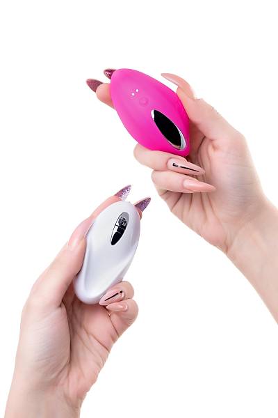 JOS RUMBA k�lotundaki klitoral vibrat�r, silikon, pembe, 8,6 cm