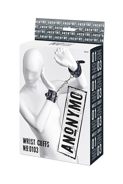 Anonymo kelep�eleri #0103, PU deri, siyah