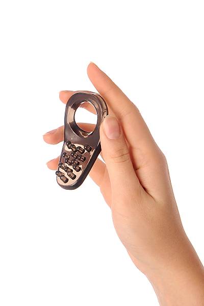 Toyfa XLover Penis Montaj Halkas, Termoplastik Elastomer (TPE), siyah, 4 cm
