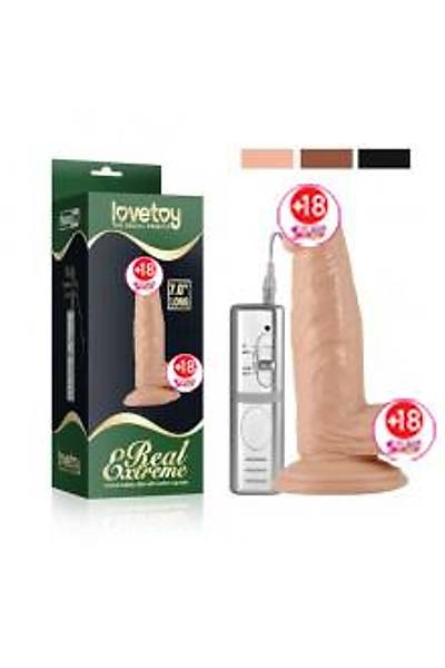 Lovetoy Real Extreme Titre�imli Vantuzlu Realistik Vibrat�r Penis