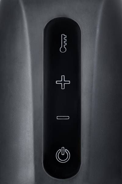 Satisfyer Men Heat Vibratiion Masturbator Ger�ek�i Olmayan, Silikon, Siyah, 15 cm