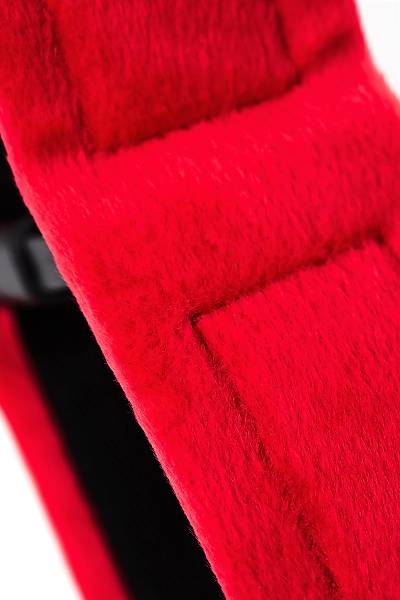 Anonymo #0156 tozluk, kadife, k�rm�z�, 29 cm