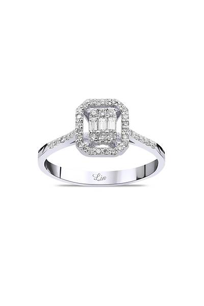 Baget 0,75 Karat P�rlanta Alt�n Y�z�k