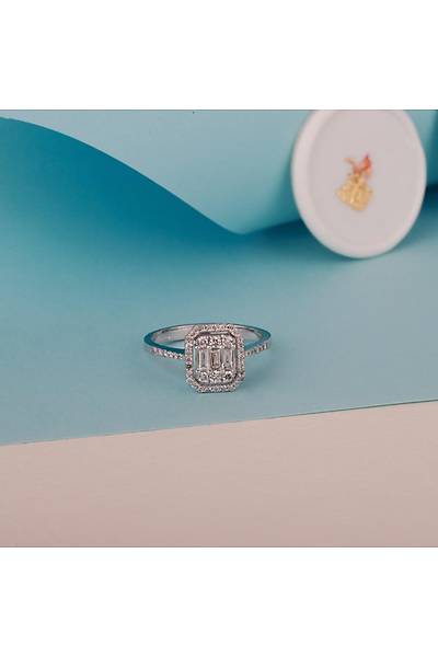 Baget 0,25 Karat P�rlanta Alt�n Y�z�k