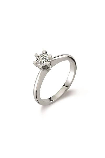 Tekta� 0,30 Karat P�rlanta Alt�n Y�z�k