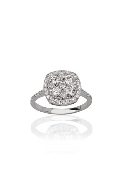 Cushion 0,87 Karat P�rlanta Alt�n Y�z�k