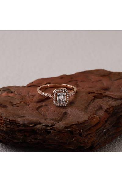 Baget 0,31 Karat P�rlanta Alt�n Y�z�k