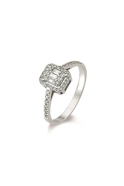 Baget 0,65 Karat P�rlanta Alt�n Y�z�k