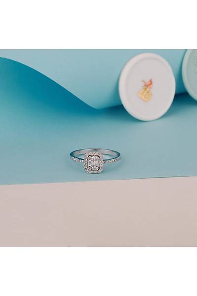 Baget 0,30 Karat P�rlanta Alt�n Y�z�k