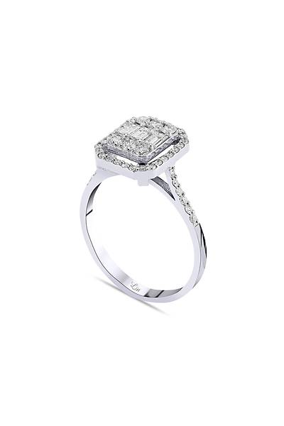 Baget 0,75 Karat P�rlanta Alt�n Y�z�k
