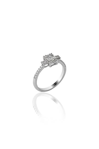 Baget 0,27 Karat P�rlanta Alt�n Y�z�k