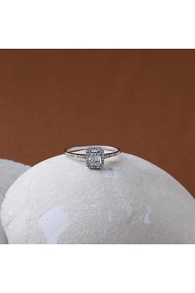 Baget 0,40 Karat P�rlanta Alt�n Y�z�k