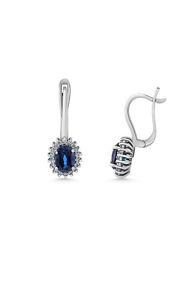 Safir 1,22 P�rlanta 0,20 Karat P�rlanta Alt�n K�pe