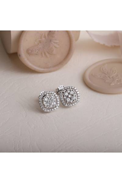 Kare 0,80 Karat P�rlanta Alt�n K�pe