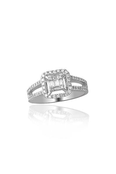 Baget 0,44 Karat P�rlanta Alt�n Y�z�k