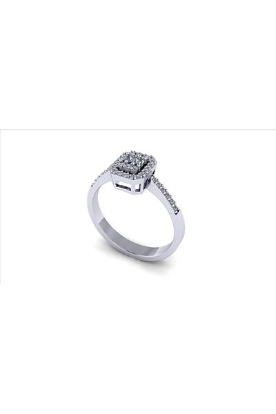Baget 0,25 Karat P�rlanta Alt�n Y�z�k