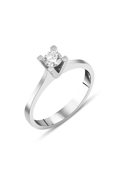 Tekta� 0,30 Karat P�rlanta Alt�n Y�z�k