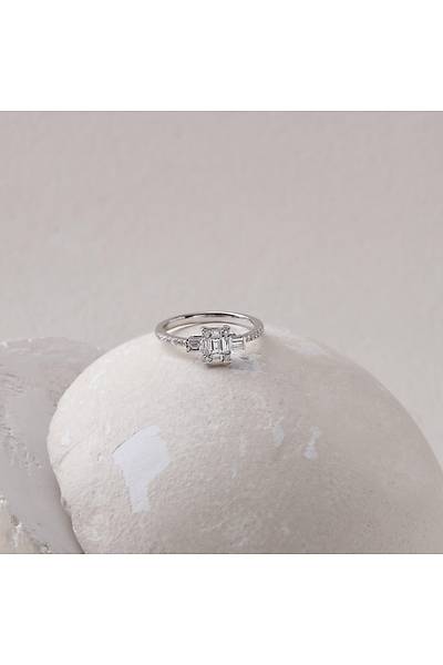 Baget 0,27 Karat P�rlanta Alt�n Y�z�k