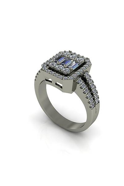 Baget 0,83 Karat P�rlanta Alt�n Y�z�k