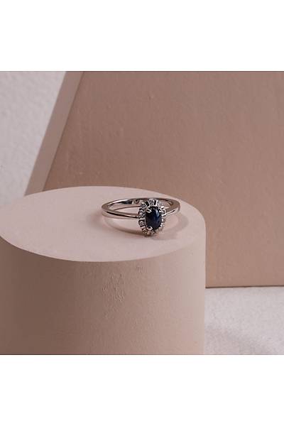 Safir 0,40 CT P�rlanta 0,17 CT P�rlanta Alt�n Y�z�k