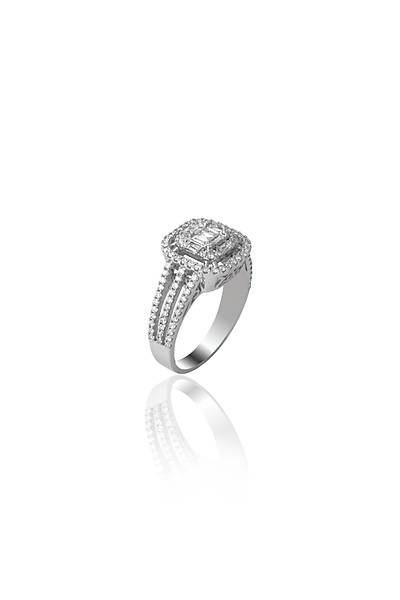 Baget 1,00 Karat P�rlanta Alt�n Y�z�k