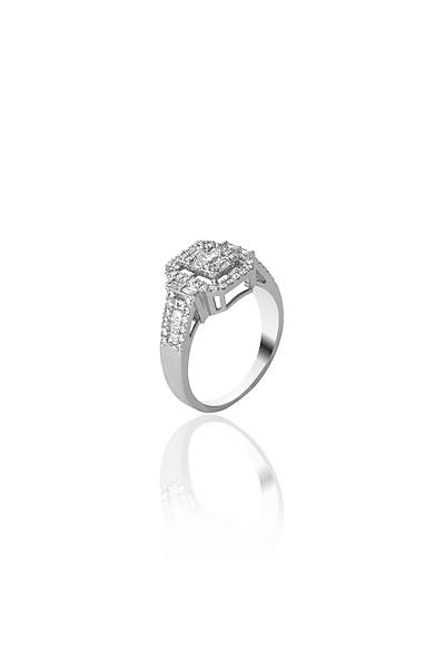 Baget 0,72 Karat P�rlanta Alt�n Y�z�k
