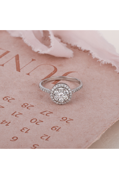 Yuvarlak 0,55 Karat P�rlanta Alt�n Y�z�k