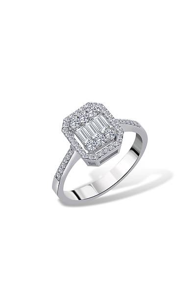 Baget 0,25 Karat P�rlanta Alt�n Y�z�k