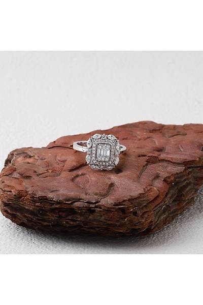 Baget 0,70 Karat P�rlanta Alt�n Y�z�k